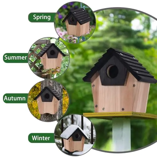 Custom solid wood feeding terrace outdoor sanctuary garden cage bird aviary outdoor aviary outdoor bird cage bird aviary