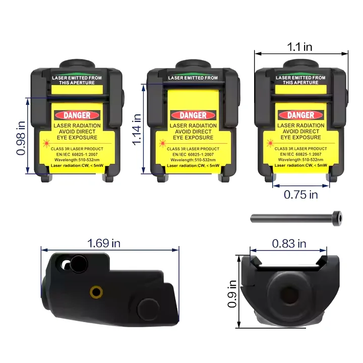 Factory Laserspeed LS-RP-03 Rechargeable Red Laser Beam