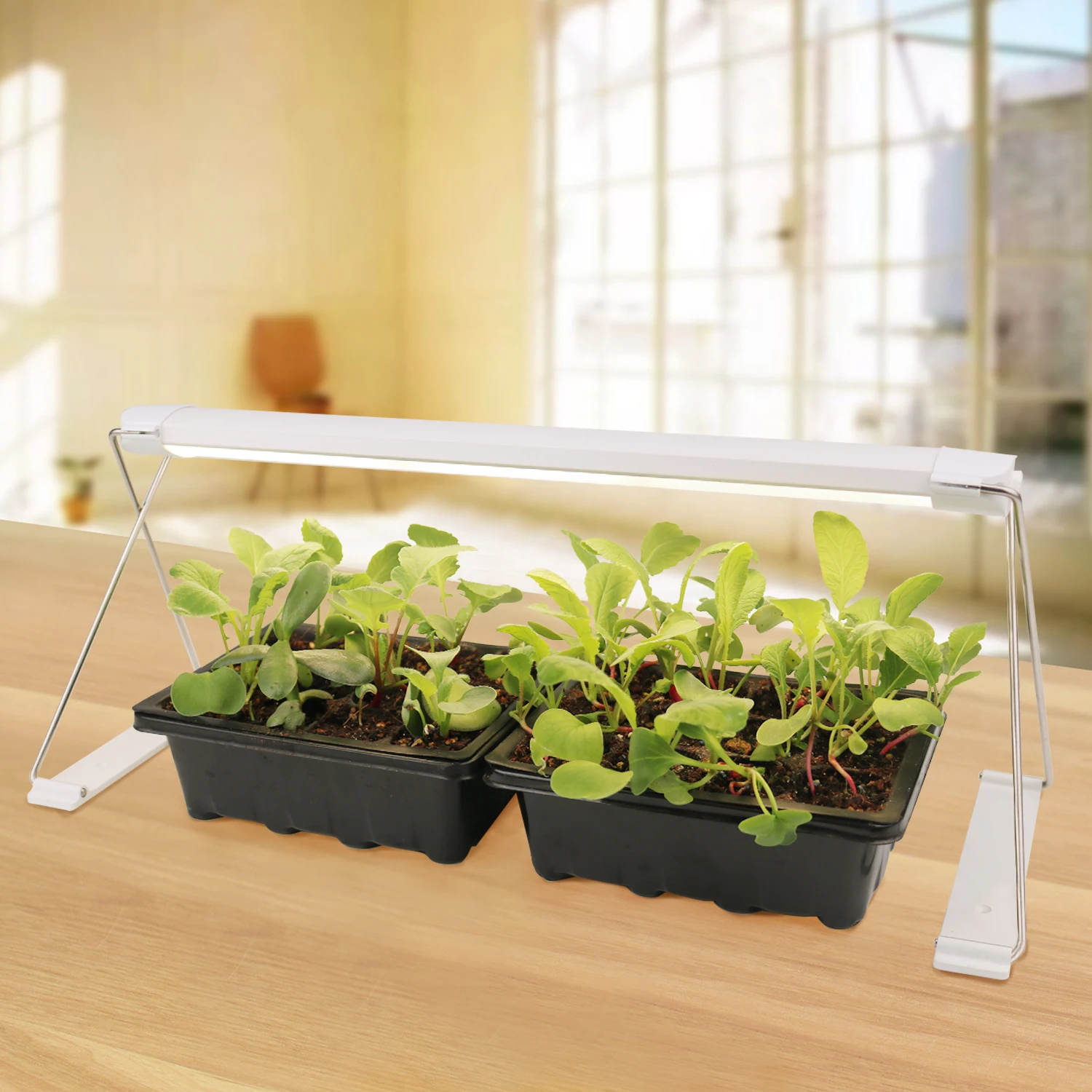 Full spectrum LED Plant grow light height adjustable garden seed plants mini garden indoor herb growing plant grower