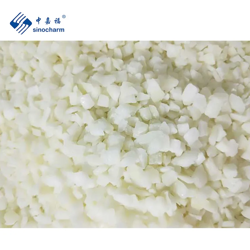 Sinocharm HACCP новый урожай Халяль Сертифицированный 10*10 мм кубики Замороженные овощи заводская цена 10 кг оптом IQF нарезанный кубиками лук