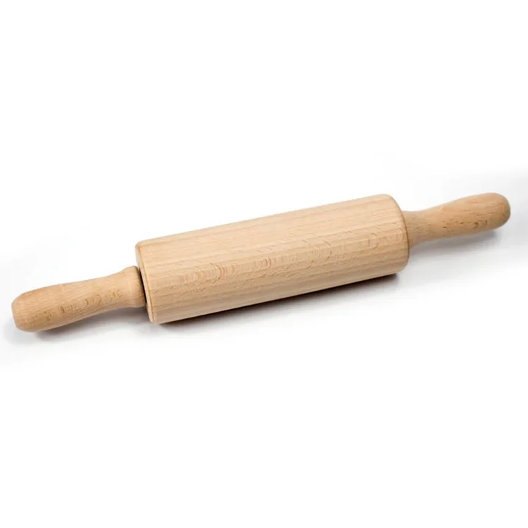 
Professional Dough Roller Baking Pizza Noodles Bread Beech Mini Rolling Pin Wood 
