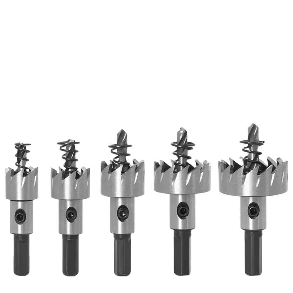 High Speed Steel HSS Drill Hole Saw Cutting Sharp and Durable for Cutting Holes on Metal Aluminum Wood Plastic Sheet