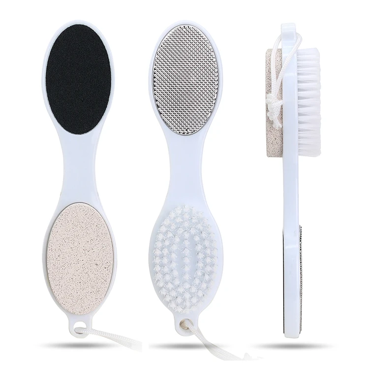 4 in 1 Multi-Function Bath Pumice Pedicure Foot File Soft Stone Brush