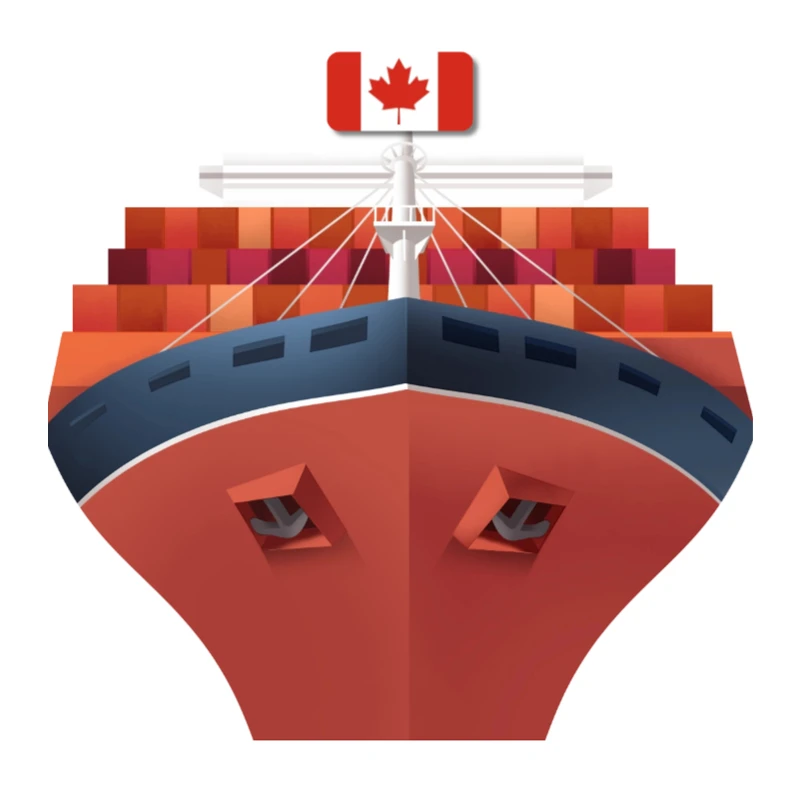 China to CA Door-to-Door FBA DDP DDU Service Cheap Sea Shipping Agent 25-30 Days Arrival at Port for LCL+Express