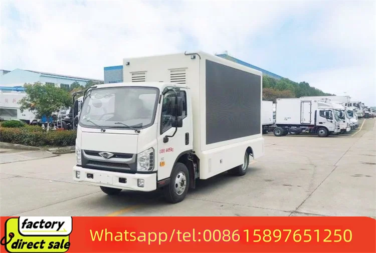 Hot Selling Led Display Screen Full Color Truck Mobile Advertising Led Screen Mounted Led Billboard Truck Advertising Display