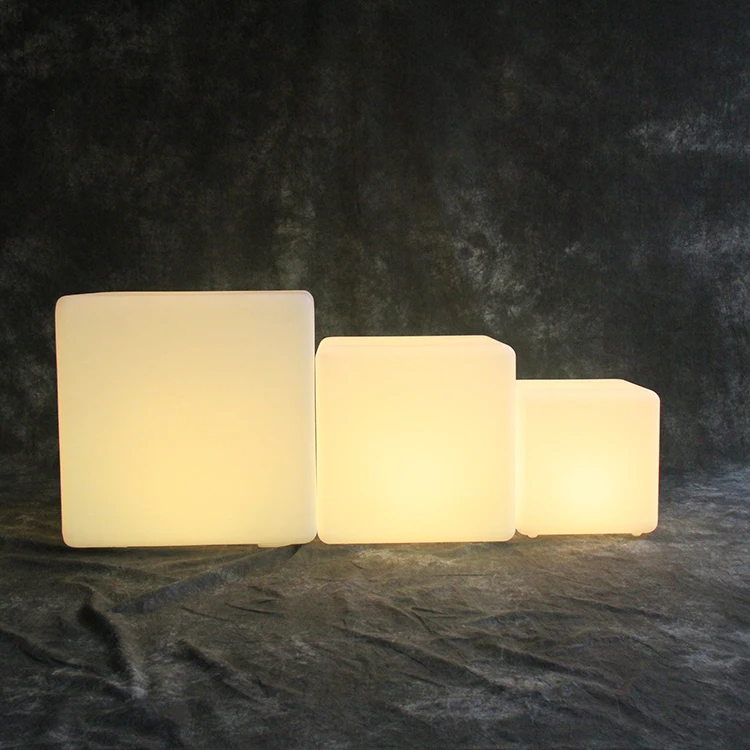 Waterproof Ip 68 Lounge Chair Illuminated Furniture Led Cube Table