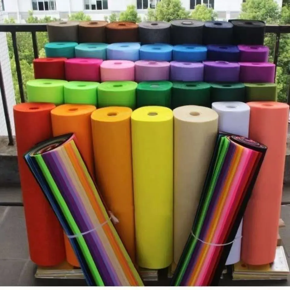 Nonwoven needle punched 100% cashmere wool felt 5mm thickness