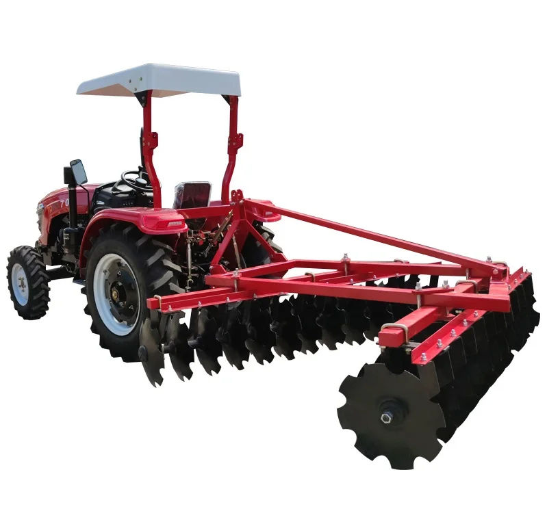 50HP   60HP   4wd farm tractor with disc harrow  High Quality Agricultural machinery farm tractor 4x4 70hp