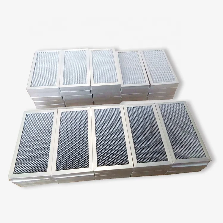 Home Air purifier Medical air sterilizer use Tio2 coated Aluminum honeycomb titanium dioxide photo-catalyst air filter