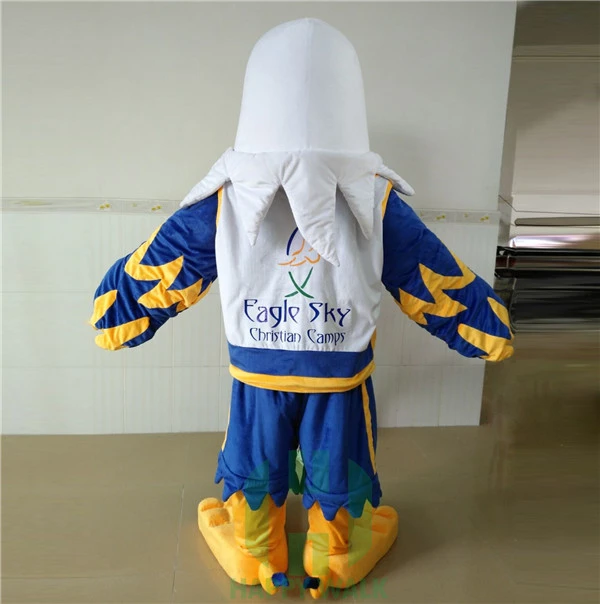 Happy Island Funny Character Cartoon Eagle Mascot Costume Plush EVA Polyfoam for Parties Holidays Festivals Sale for Adults