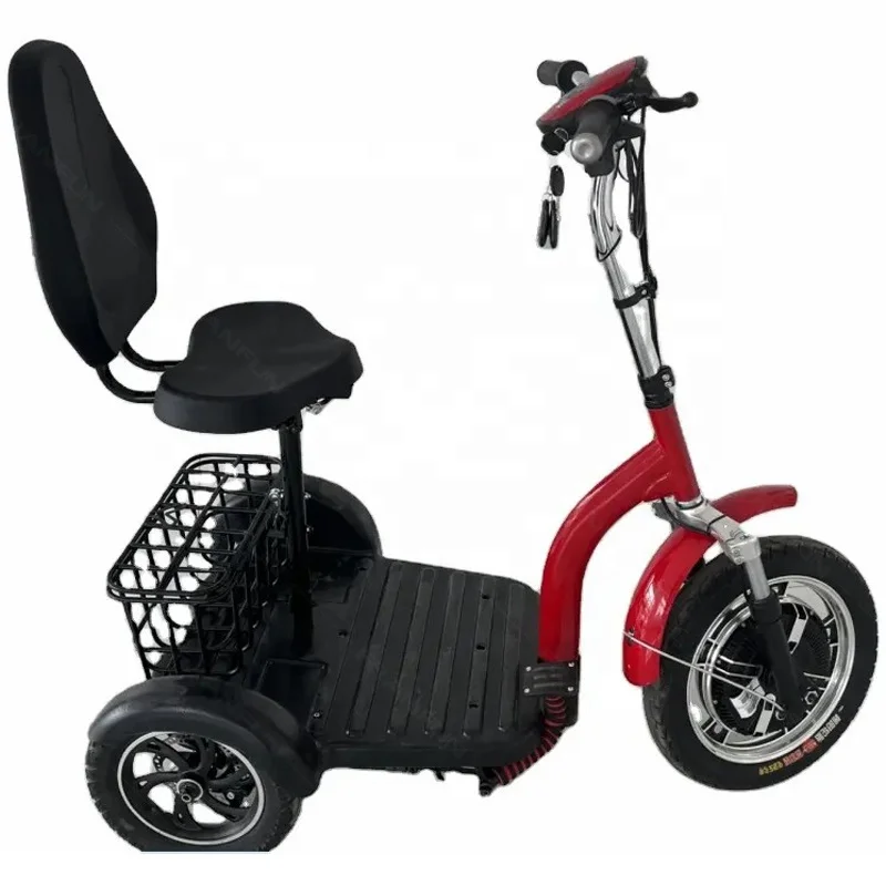 High performance 48V CE Approval Three wheel Electric stand up scooter