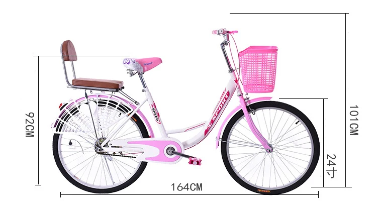 24 inch china bikes adult bikes pink womens bike with aluminum alloy rim