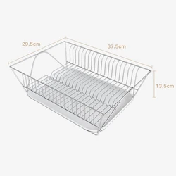 Stainless Steel Dish Drainer Drying Rack Kitchen Multifunction Dish Drying Rack with Drain Board