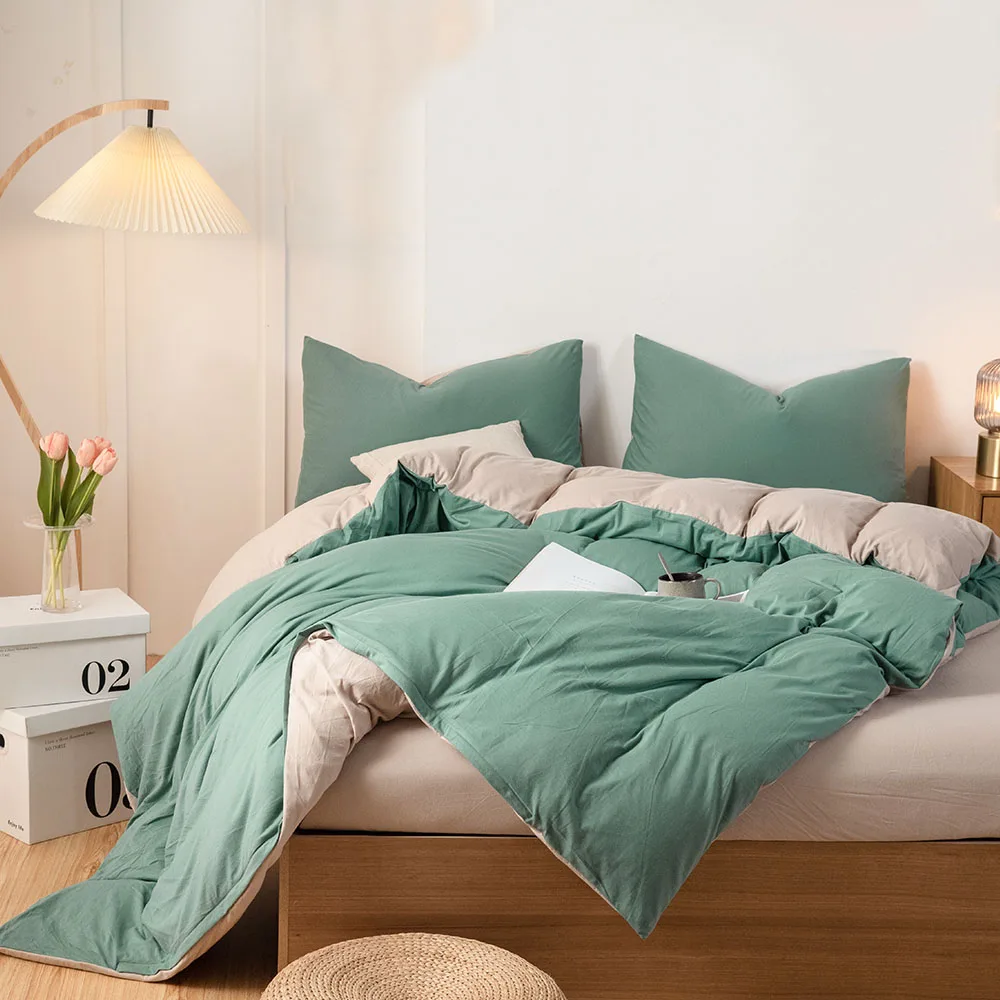 New product selling comfortable fashion cotton premium luxury full size 100% cotton jersey knit bed sheet set