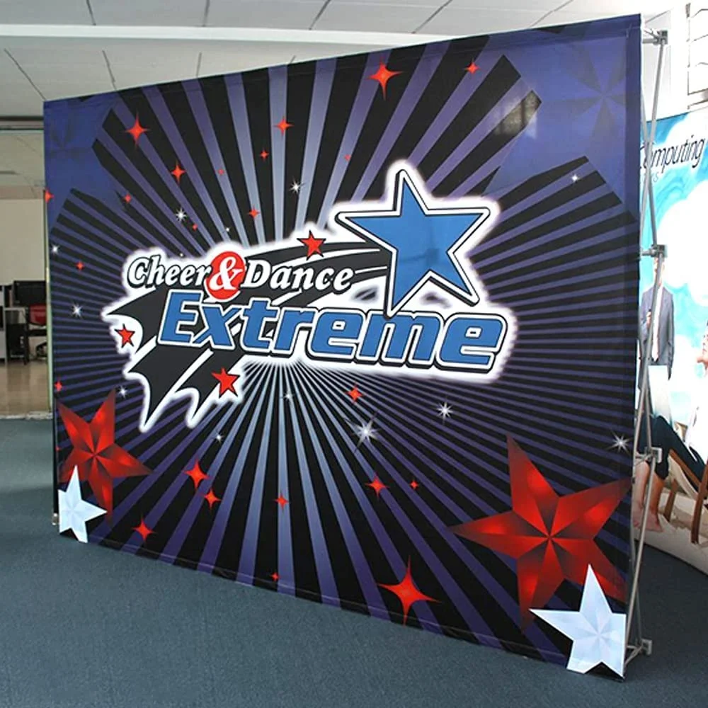 Aluminum Background Bracket  Custom Fabric Pop-Up Banner Bracket for Exhibition