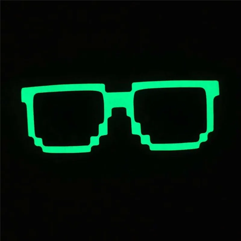 2022  glowing rave EL panel  Mosaic party neon flashing glasses for Festivals, Halloween Christmas Birthday,party