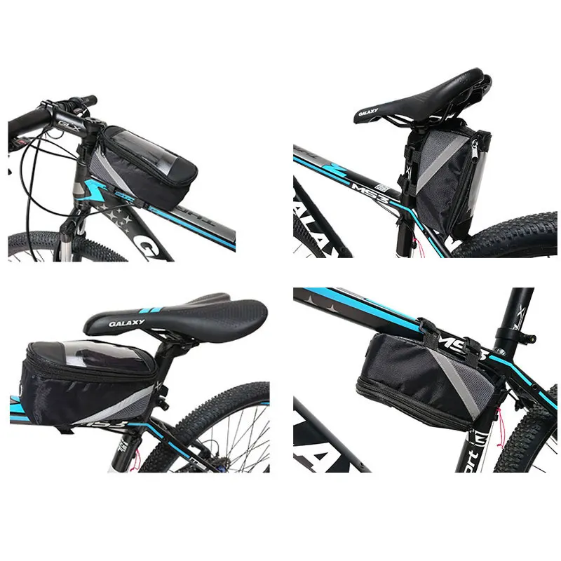 Waterproof Bicycle Front Beam Top Tube Cycling Storage Bag, Controller, Electric Bike Bag