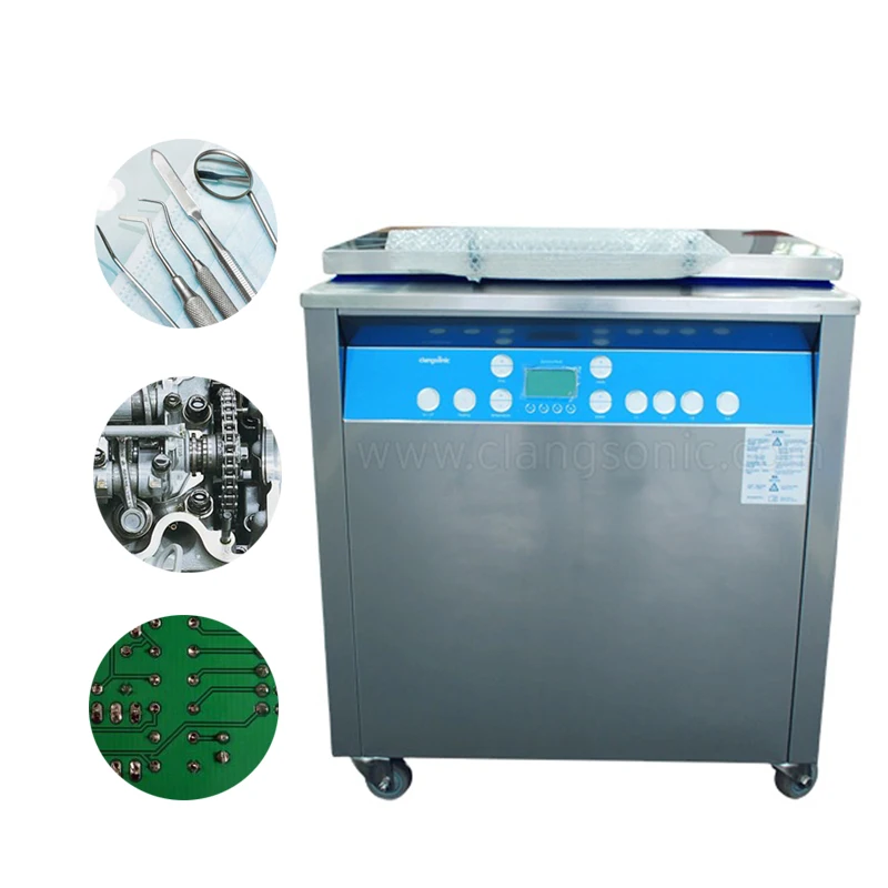 Clangsonic 85L 40/80KHz 1500W Industrial Dual-Frequency Ultrasonic Dish Automatic Glasses Cleaner