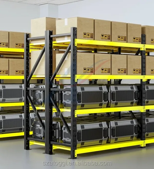 Customized  medium duty  warehouse storage rack shelf display