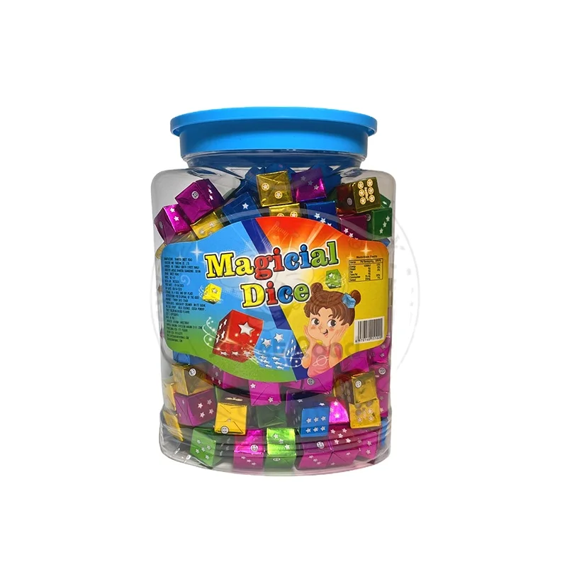 Fruit flavor Magic Dice  in bottle