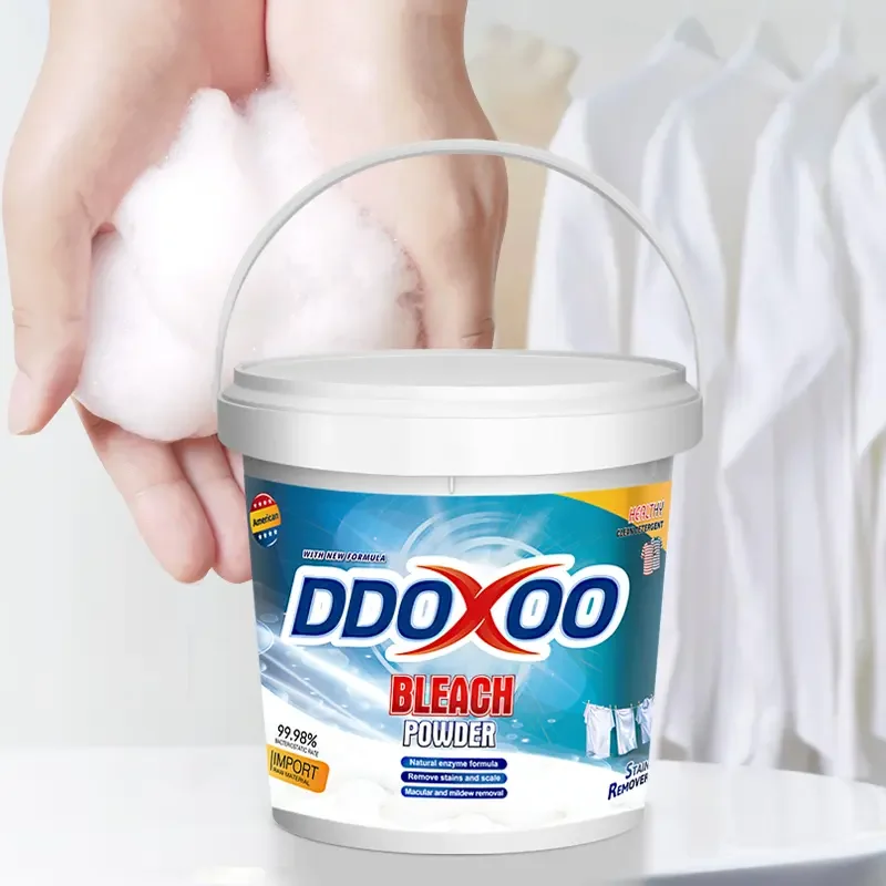 2023 New Bleach Agent Laundry Detergent Color Bleaching Powder for Clothes Retain Fragrance Stains Remover Factory Direct 800g
