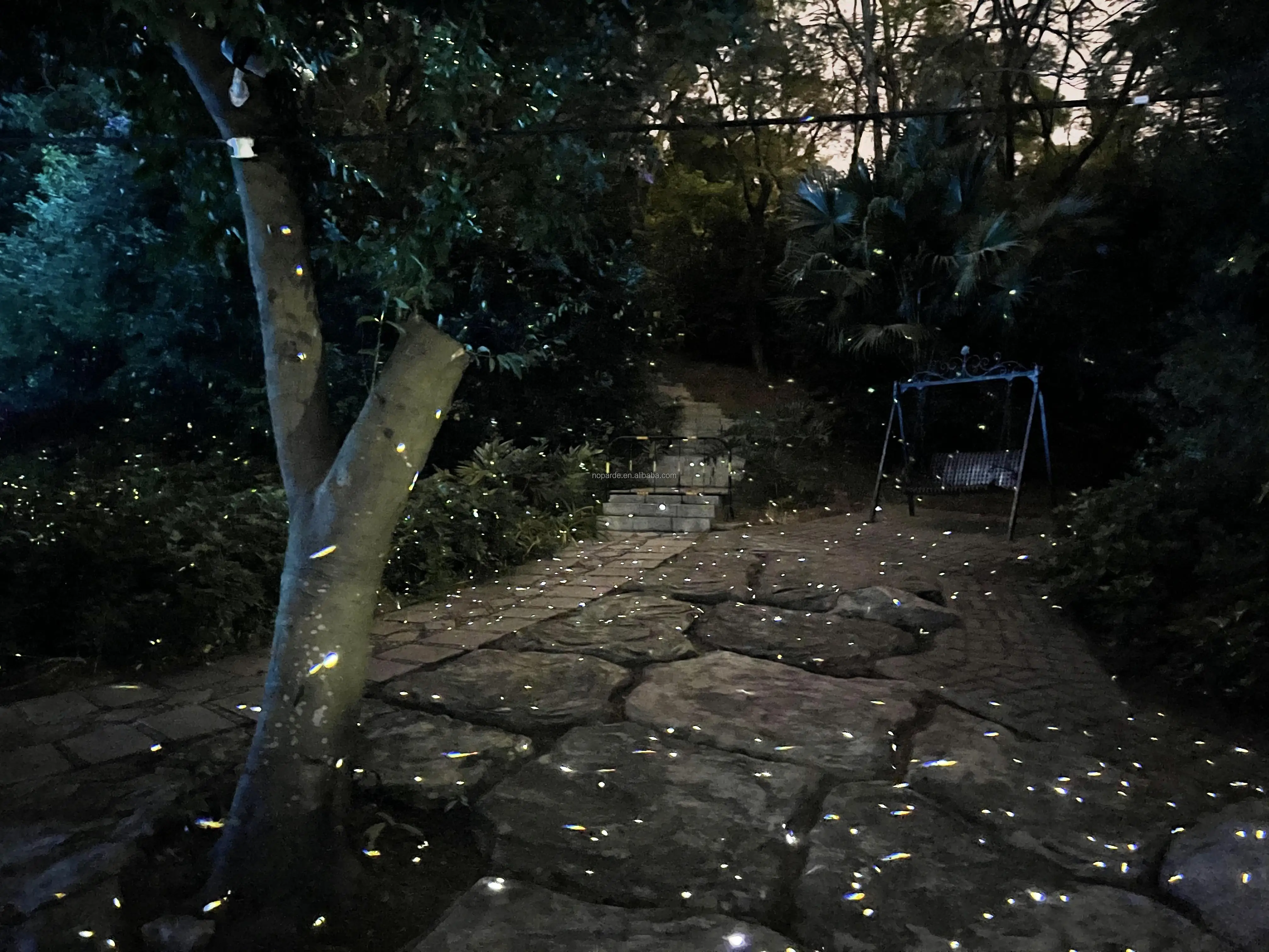 20W Dynamic firefly laser projection light outdoor romantic atmosphere light scenic park lawn lighting waterproof