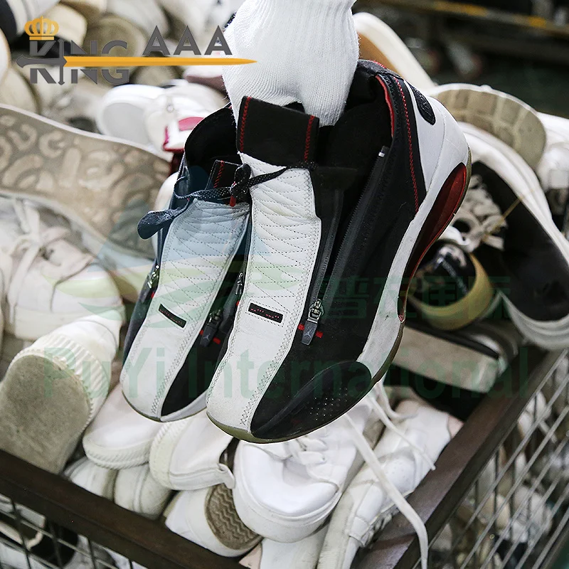 Famous Sports Shoes inventory Low Top Used Shoes Stock Store Branded Second Hand Basketball Style Shoes Bales usa