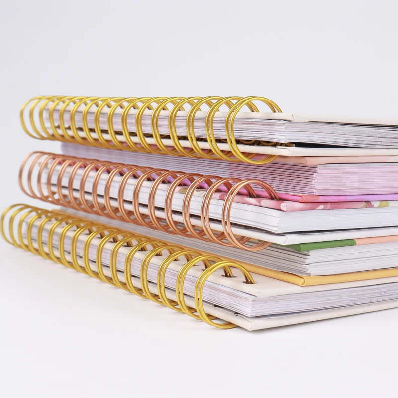 Custom A5 Rose Gold YO Spiral Daily Planner