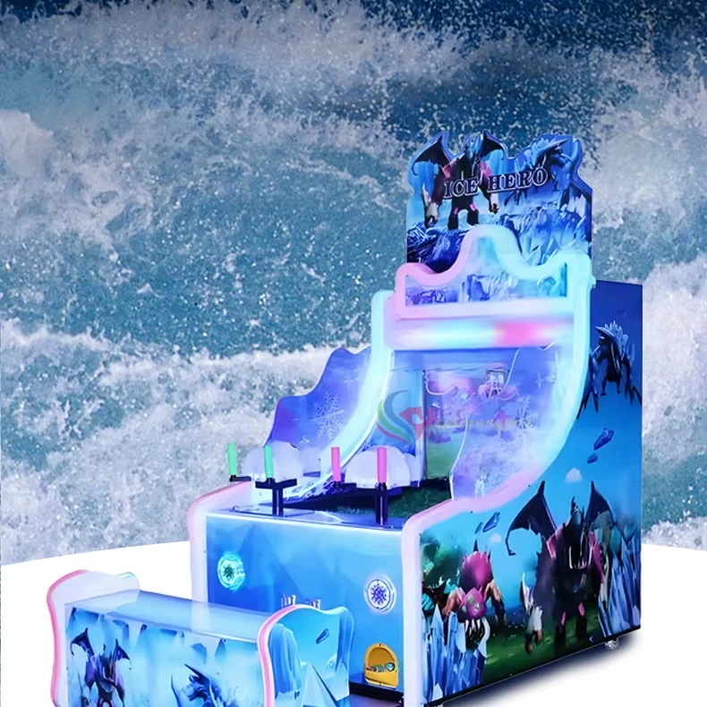 Cheap Jet Water Arcade Shooting Game Machine Deluxe Water Shooting Redemption Ticket Game Machine