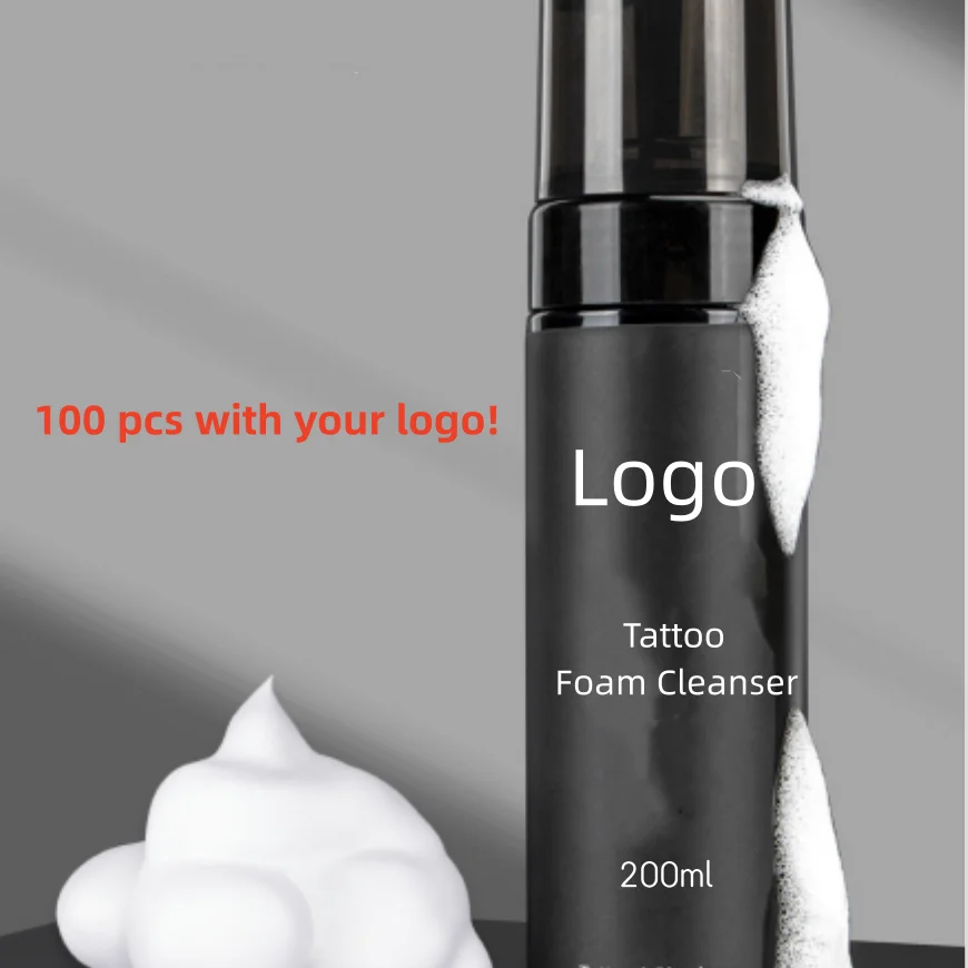 200ml Deep Cleansing Tattoo Wash Foaming Tattoo Cleanser Tattoo Repair Aftercare Moisturizing Foam