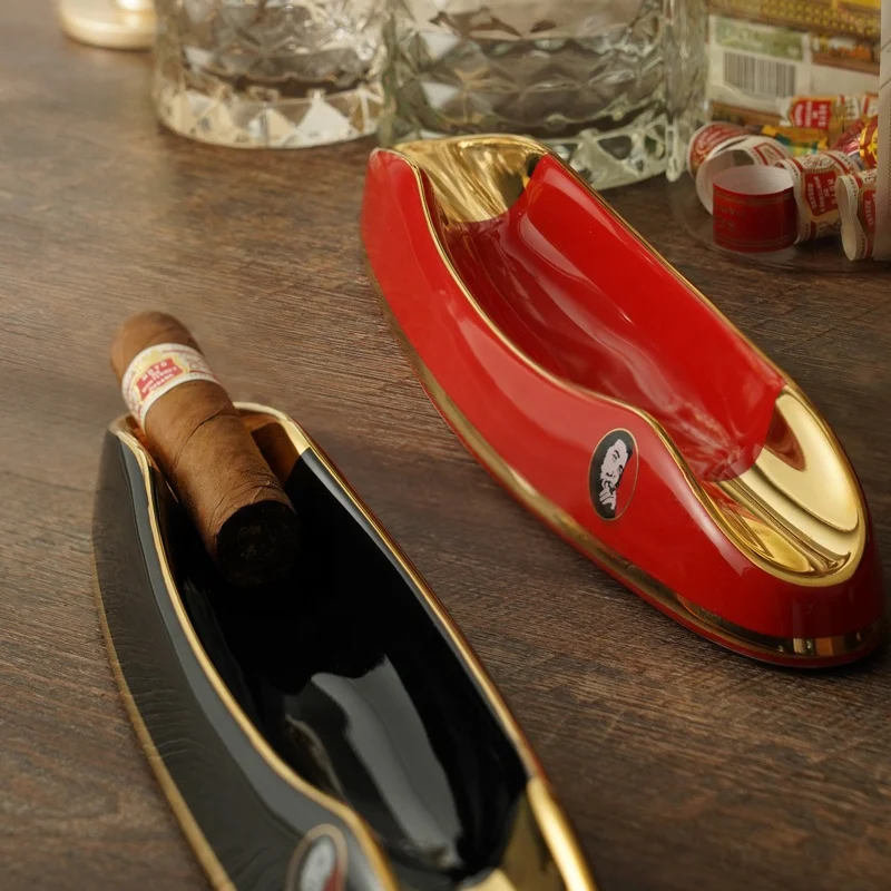 Custom High Quality Ceramic Luxury Cigar Ashtray