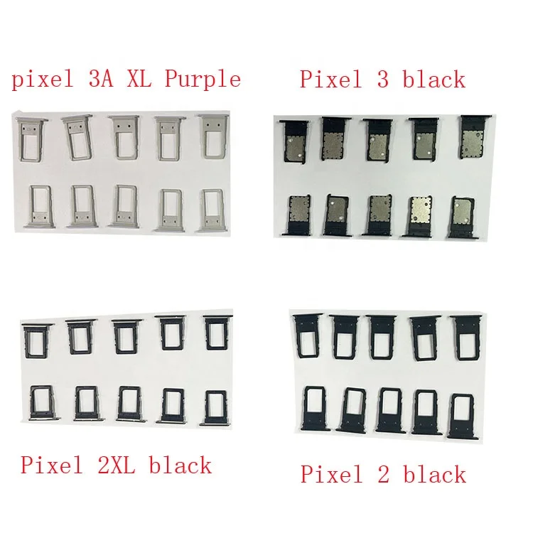Mobile phone sim tray for Pixel 2/pixel 2XL/Pixel 3/pixel 3A XL/Pixel 3XL/Pixel 5/Pixel 6 Pro  sim card holder