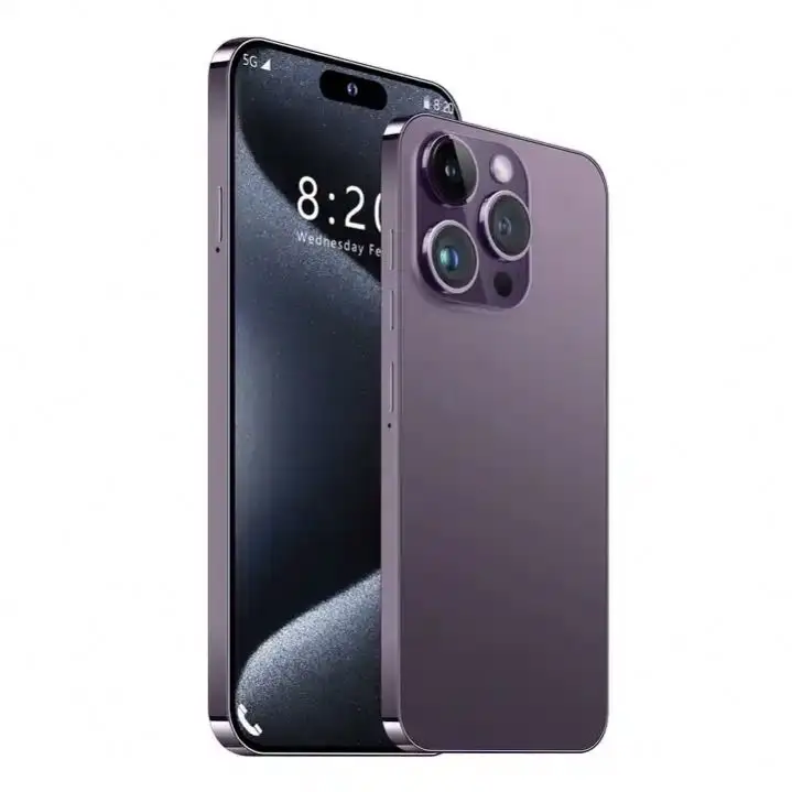 Original i15 phone 15 pro max neuf 6.7 inch 12GB + 512Gb Clone IOS smartphone 8-core celulares 15 pro max unlocked mobile phone