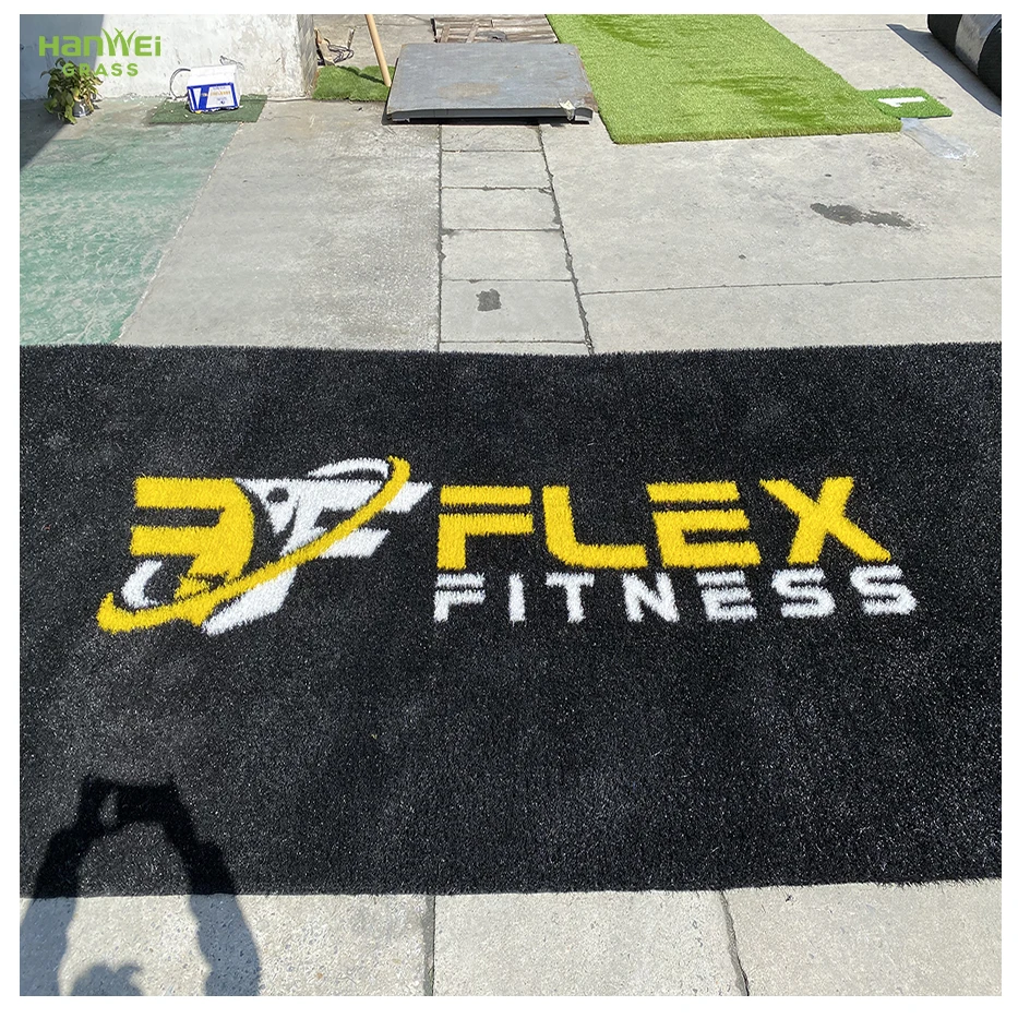 China factory Gym Flooring Turf Pull Sled Turf Meter Marked Gym Artificial Grass Synthetic Lawn For Gym