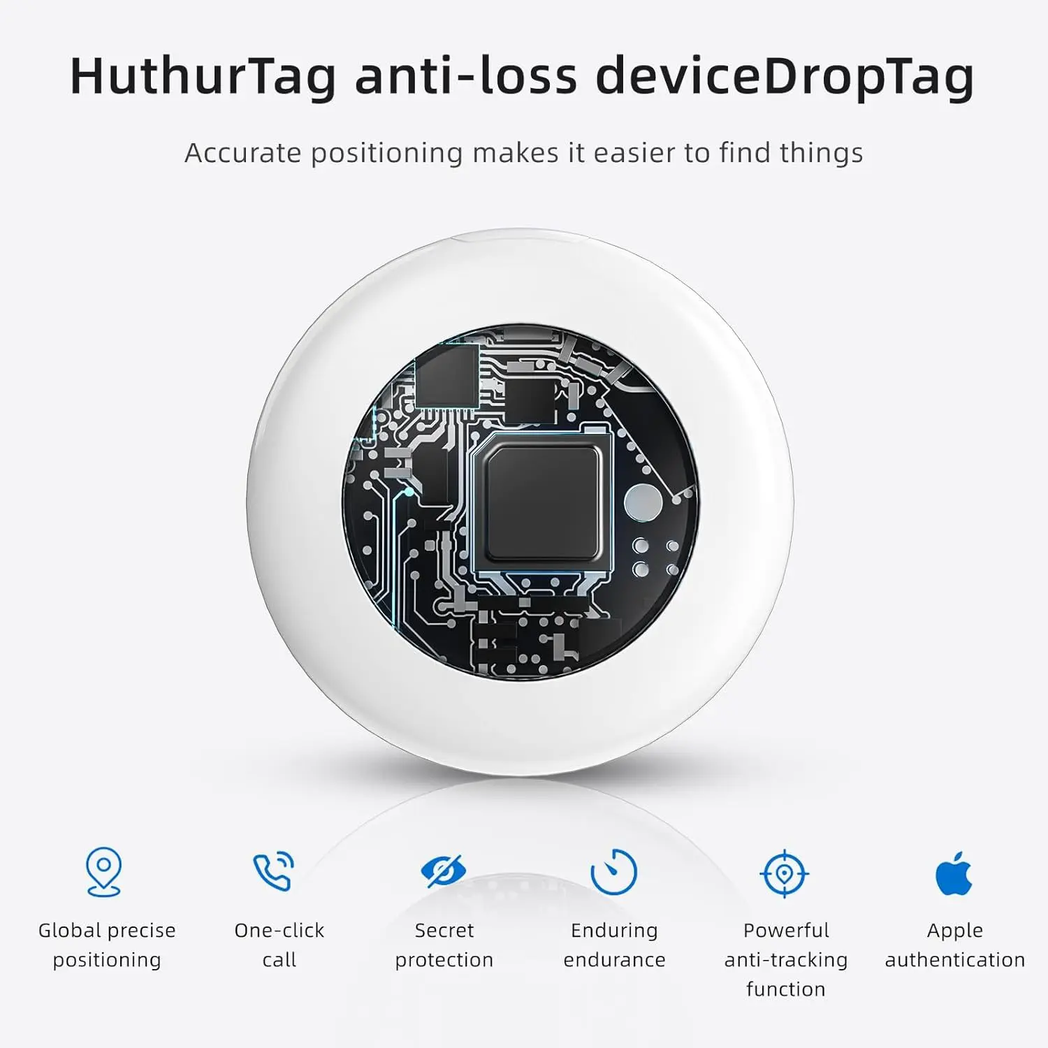 Markdown Sale MFi Smart Tag Find My Key Finder Locator Anti Lost Mini GPS Real Time Tracking Device Pet Dog AirTag for Apple