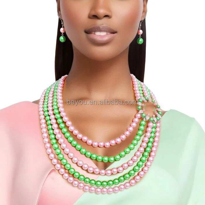 Pink Green Sorority  Flower Shape Brooch Greek Letter Enamel Lapel Pin Accessory Jewelry Bracelet Necklace fitting