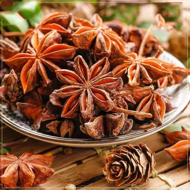 Traditional spices supplier wholesales high quality and cheap price China New crop star anise top quality big red Star anise