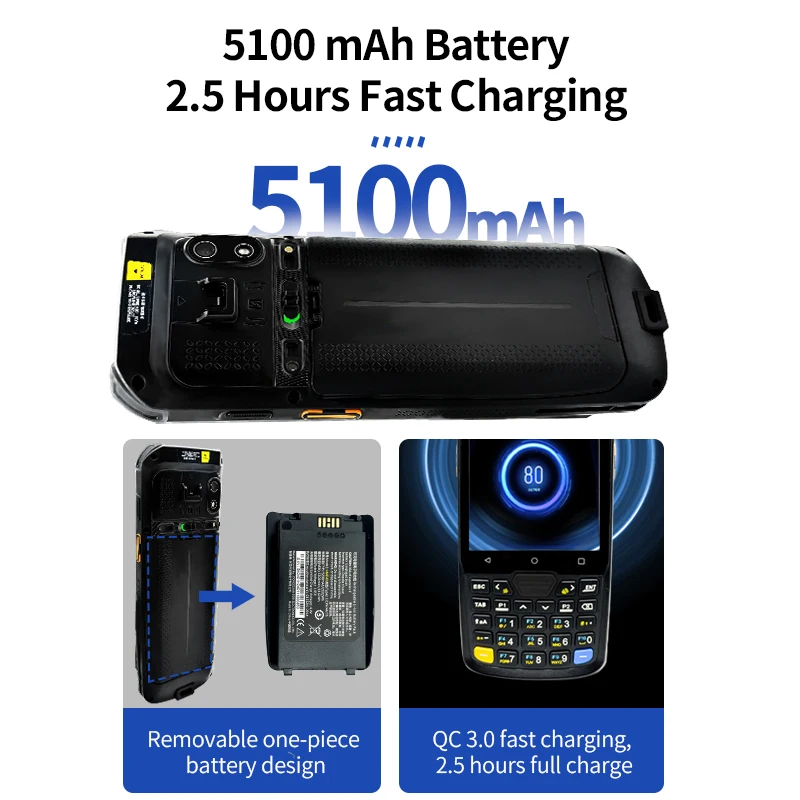 JINGXIN pda rug handheld rfid pda for sale,pda android scanner with USB WIFI BLUETOOTH