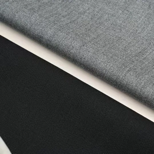 Gaoding 100W fine twill worsted wool fabric woven full wool suit jacket fabric manufacturers direct spot