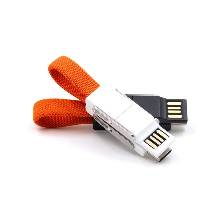 Mobile Phone Cable Usb 2.0 Cable Flat Cable Keychain Magnetic Data Line Promotion Gift