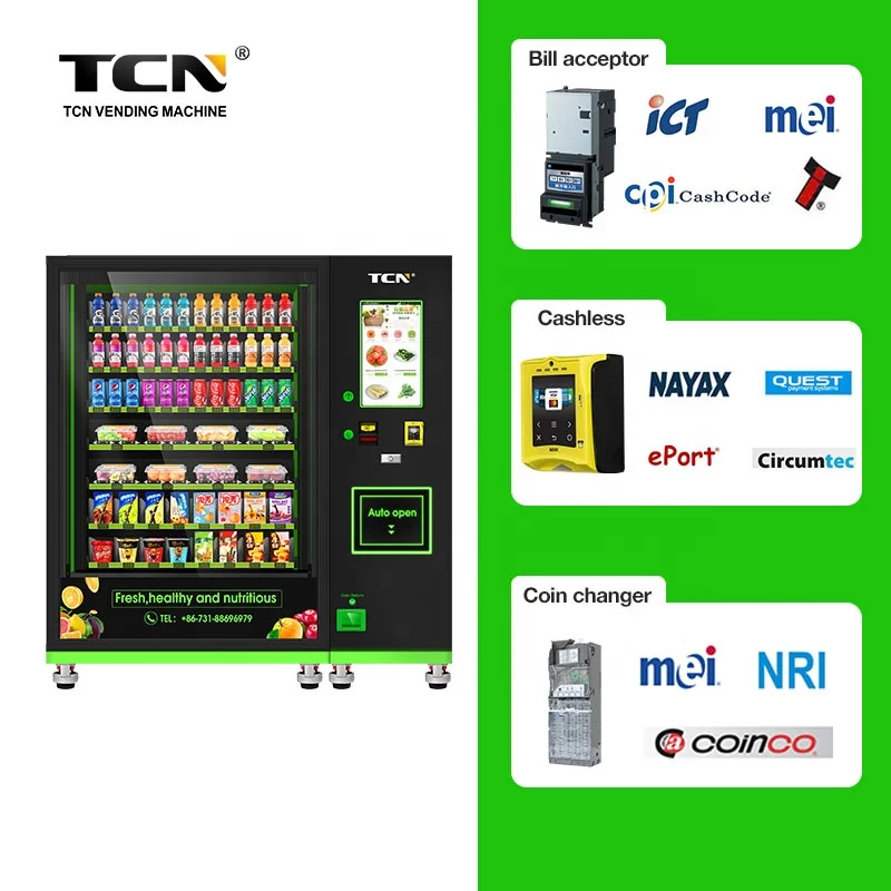 TCN automatic cold fresh food vending machines for sale