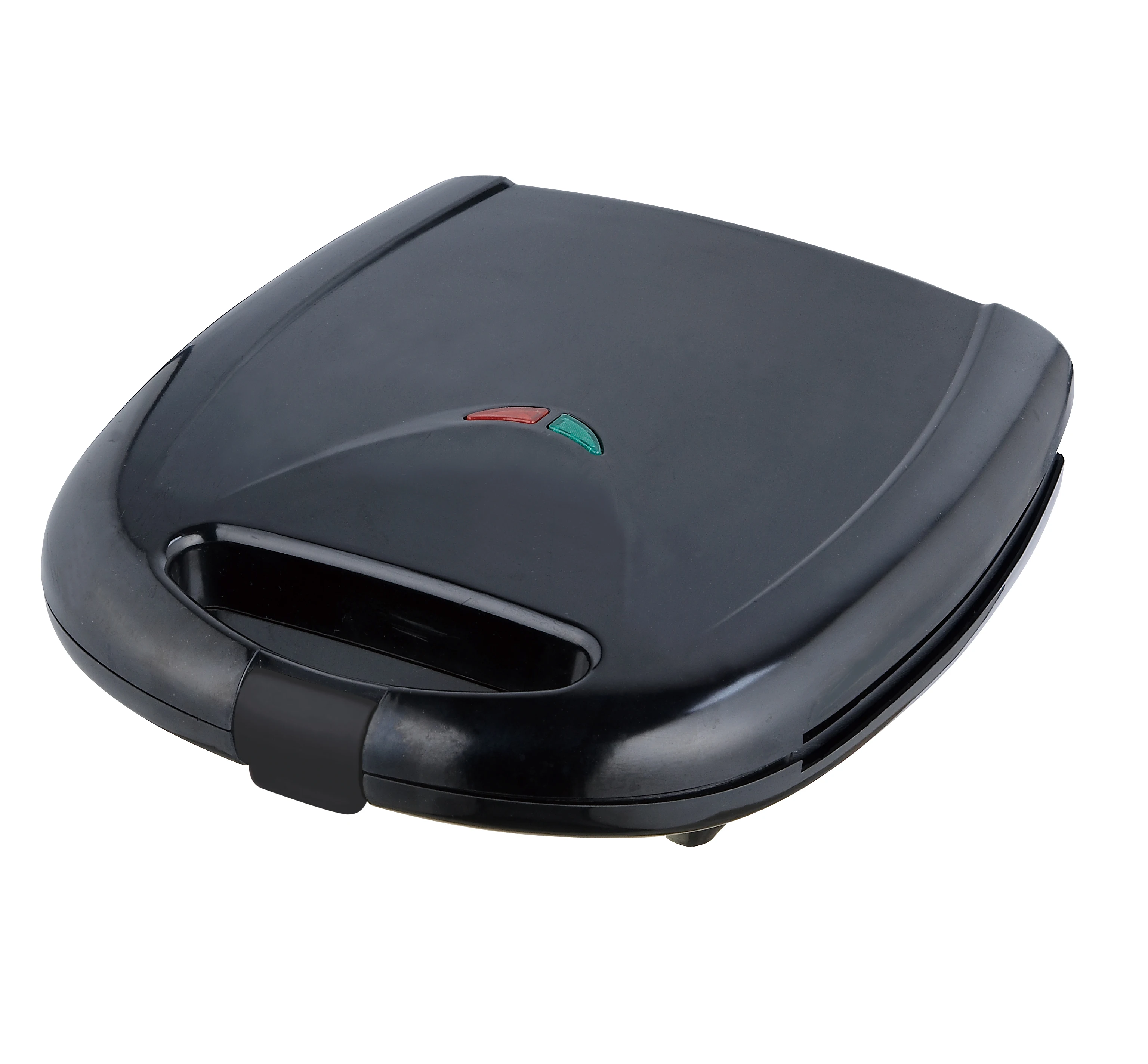 364194 Cool Touch Handle  4-Slice Snack Belgian Waffle  Sandwich Maker