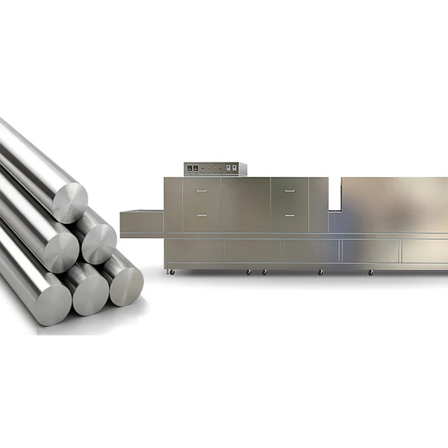 Stainless steel plate washing machine Tunnel type plate sterilization Commercial large dishwasher