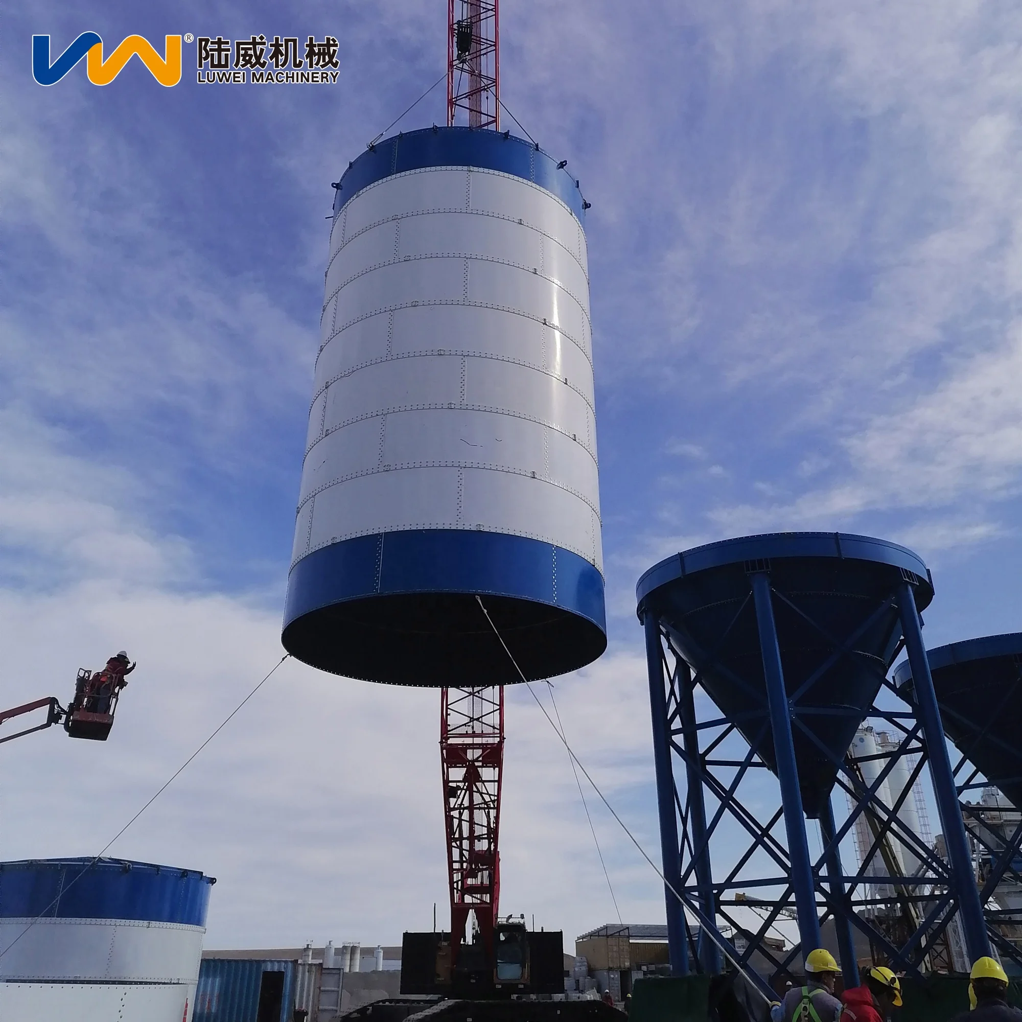 3t-500t bolted steel silo to store ore ,mineral, stone, coal etc