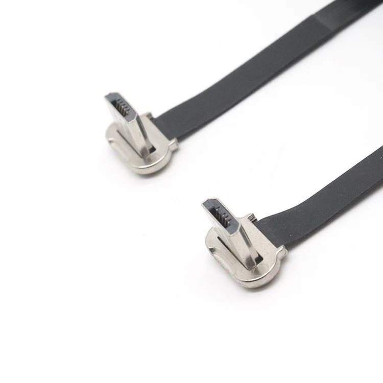 Ленточный Кабель FFC FPC с углом поворота 90 градусов кабель Micro USB «штырь-штырь» для синхронизации и передачи