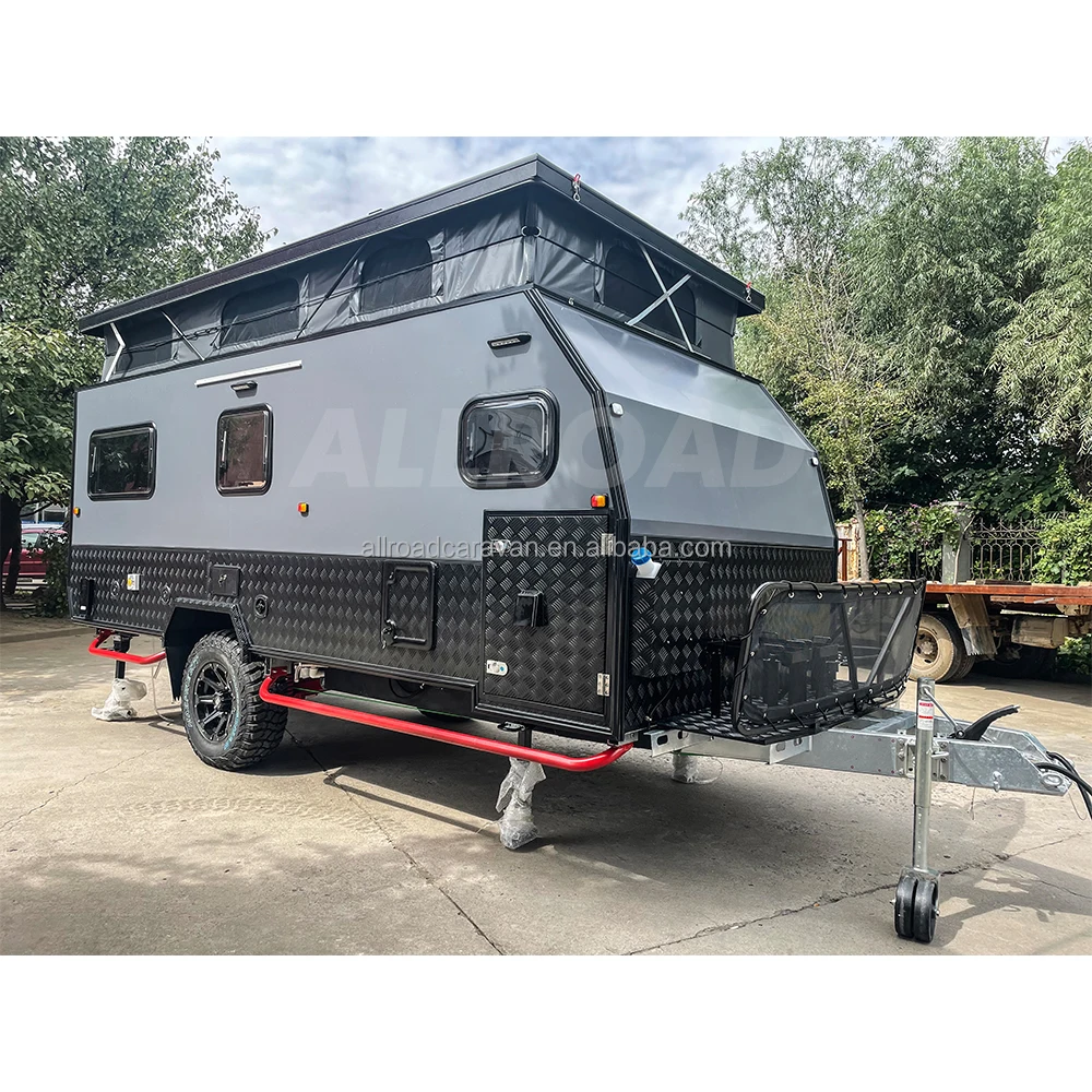 2024 Well-equipped Outdoor Camping Luxury Off-road Camper Caravans Hybrid Off Road Camper Trailers