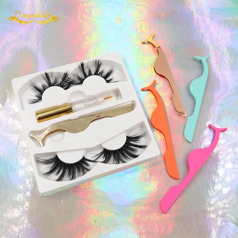 Private Label Eyelash Tools Eyelashes Tweezers Lash Applicator Kit laah tweezers set