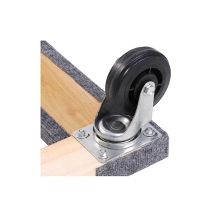 wood heavy duty rubber cover PVC capnot carpet furniture dolly cart