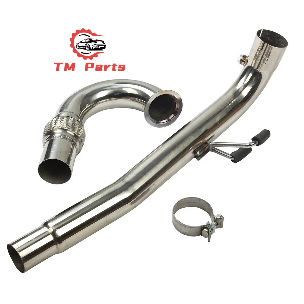 3 inch Stainless Steel Exhaust Manifold Downpipe For 2012-2015 VW Golf GTI MK7 Down Pipe Exhaust