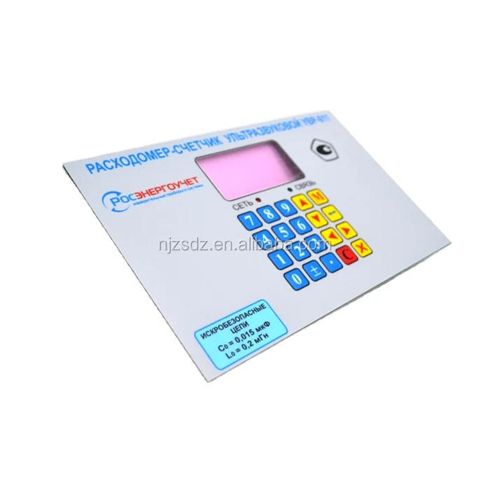 membrane switch with Aluminum plate for cnc machine tool